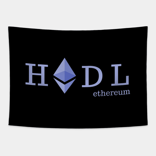 Ethereum - HODL - Cryptocurrency apparel Tapestry by Room Thirty Four