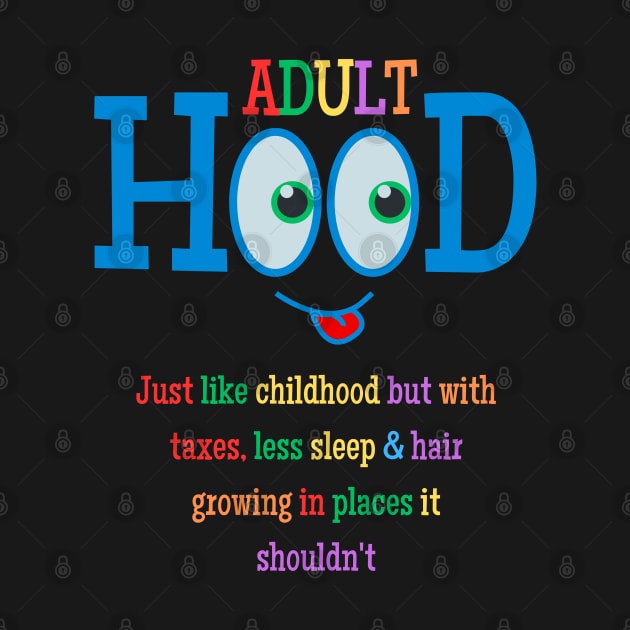 Adulthood by Kenny The Bartender's Tee Emporium