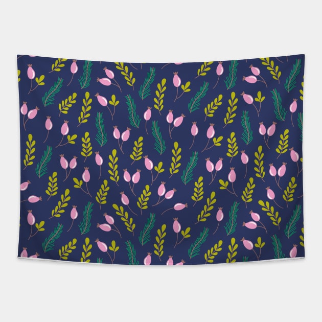 Plant pattern Tapestry by DanielK