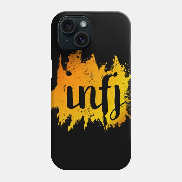 INFJ Autumn Grunge Phone Case by Commykaze