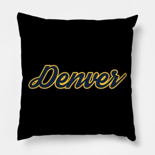 Denver Streetwear Pillow