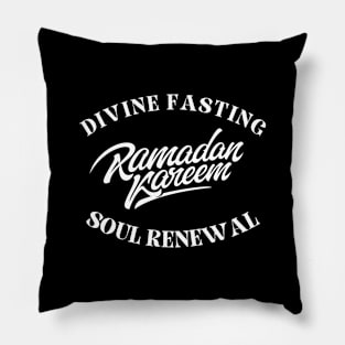 RAMADAN  KAREEM, Divine Fasting Soul Renewal Pillow