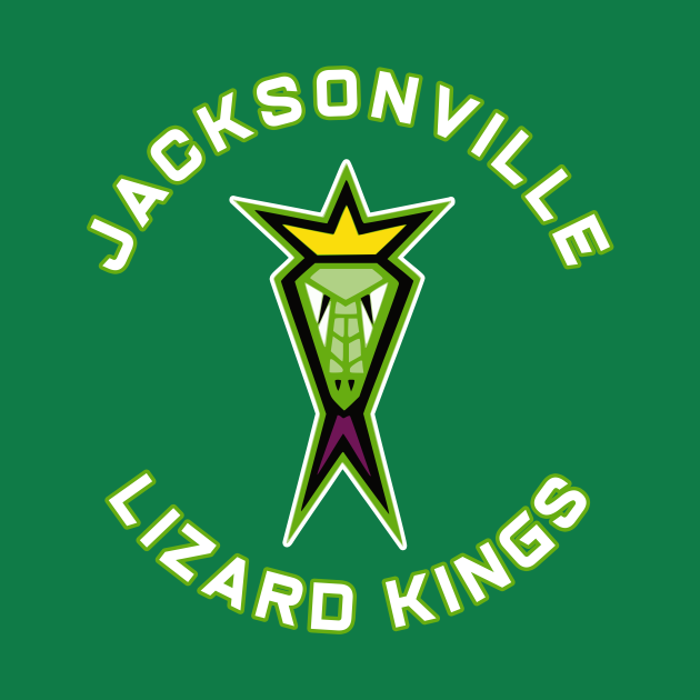 Jacksonville Lizard Kings 1995 Jacksonville TShirt TeePublic