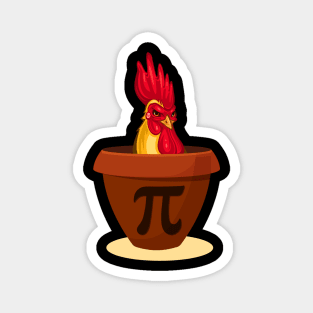 Funny Chicken Pot Pie T-Shirt Magnet