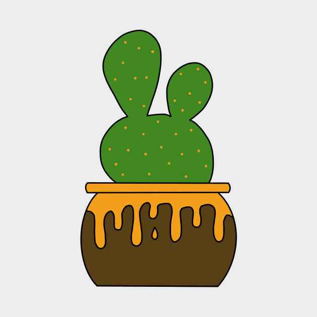 Cute Cactus Design #16: Honeypot Cactus by DreamCactus