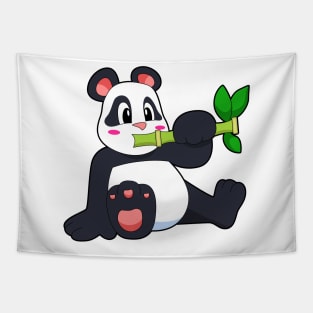 Panda with Bamboo Tapestry