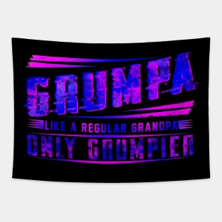 Grumpa Like A Regular Grandpa Only Grumpier Costume Gift Tapestry