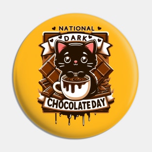 National Dark Chocolate Day Pin