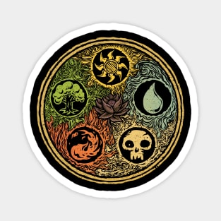 Vintage Lotus Magnet