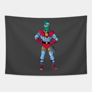 Hipster Captain Planet Tapestry