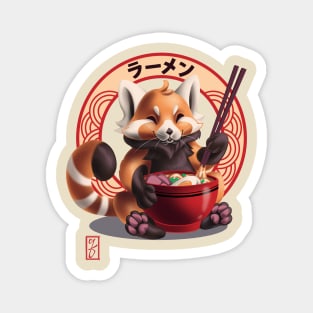 Red Panda Noms Magnet