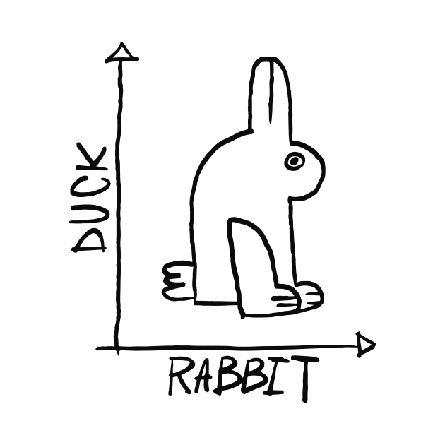 Duck Rabbit optical illusion by LR_Collections