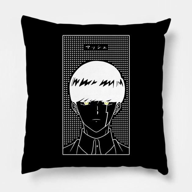 Mash Burnedead - Dark Ver Pillow by nefuku