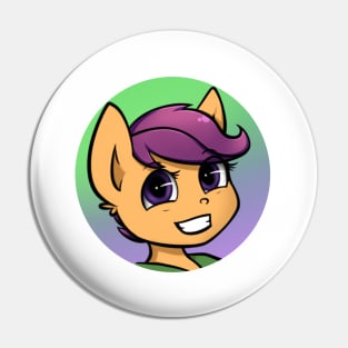 Scootaloo Anthro Pin