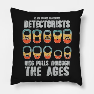 Detectorists Ring Pulls Through The Ages Speckle Edition by Eye Voodoo Pillow