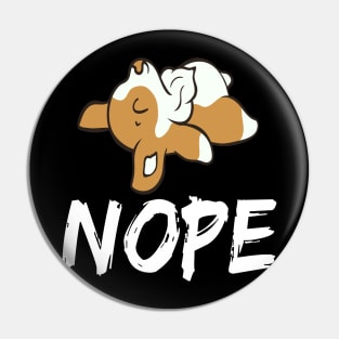 Nope - Corgi (56) Pin