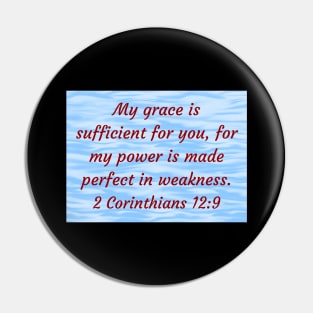 Bible Verse 2 Corinthians 12:9 Pin