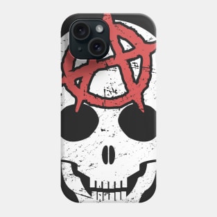 Distressed Anarchy Skull | Punk Rock Phone Case