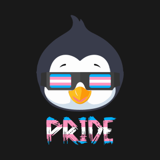 Penguin Transgender Flag Lgbt T-Shirt