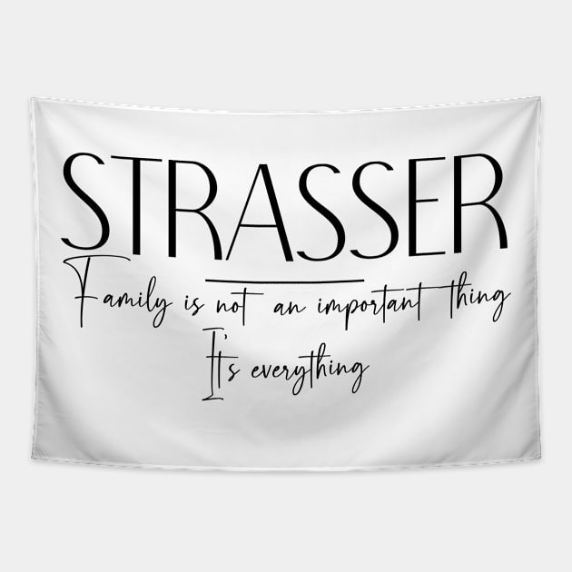 Strasser Family, Strasser Name, Strasser Middle Name Tapestry by Rashmicheal