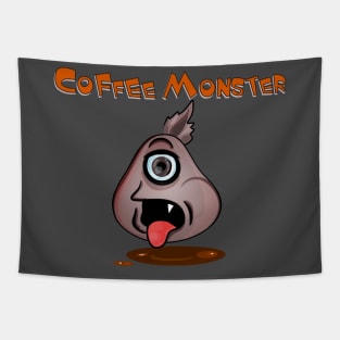 Good coffee is a human right Coffee Monster Tapestry