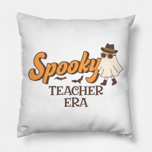 Spooky Teacher Era Pillow