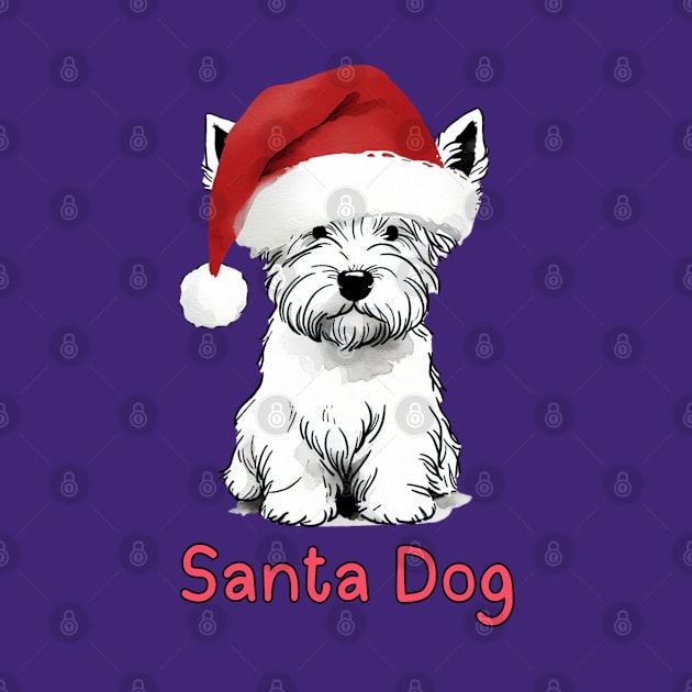 Santa Dog - Scottish Terrier by ZogDog Pro