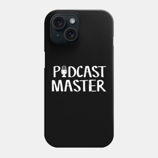 Cute & Funny Podcast Master Podcasting Phone Case