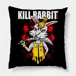 Kill Bill Parody in the Bloody Rabbit Pillow