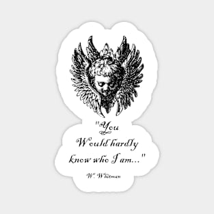 Walt Whitman Quote Magnet