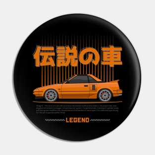 Tuner Orange MR 2 MK1 JDM Pin