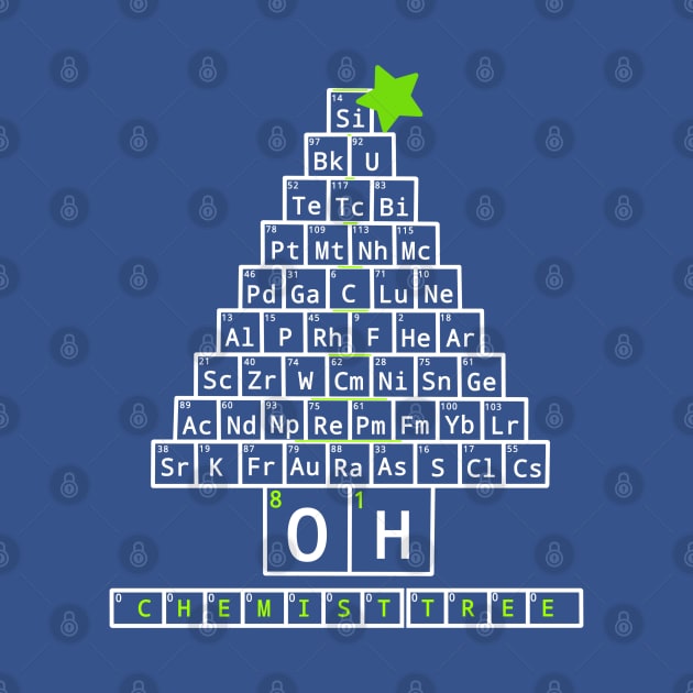 Chemist tree chemistry science by Nadey