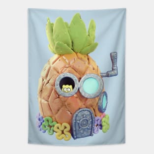 Clay Pineapple House Tapestry