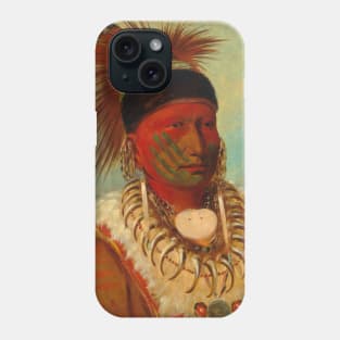 The White Cloud, Head Chief of the Iowas by George Catlin Phone Case