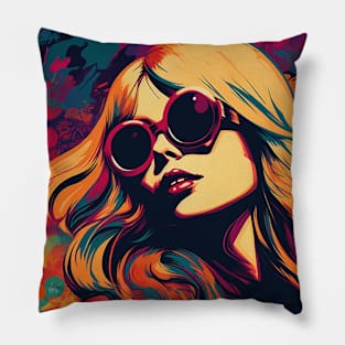 Psychedelic Summer Pillow