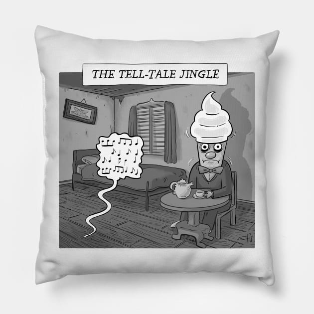 Tell-Tale jingle Pillow by ellisjrosen