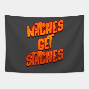 Witches Get Stitches Tapestry