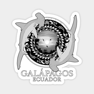 Hammerhead Sharks Ecuador Galápagos Magnet