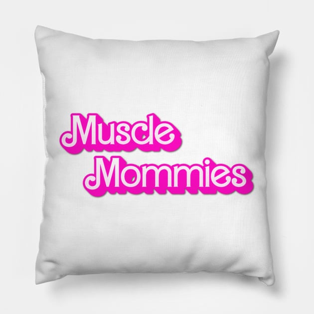 Muscle Mommies Mother Mama Pillow by Mojakolane