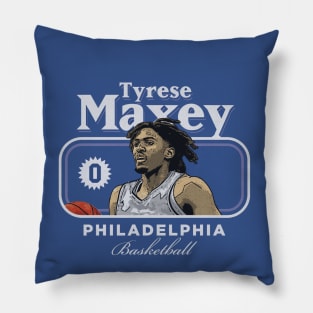 Tyrese Maxey Philadelphia Cover Pillow