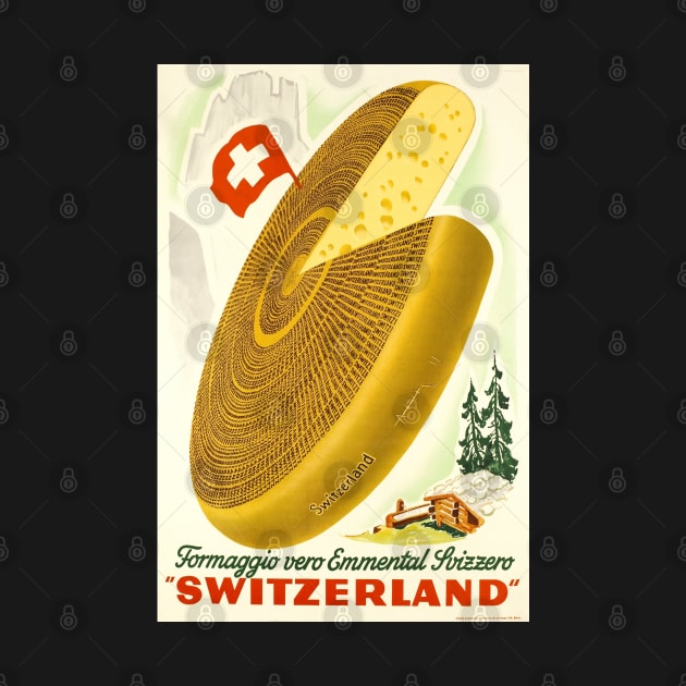 Formaggio vero Emmental Svizzero,Switzerland, Food Poster by BokeeLee