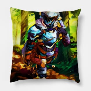 forest walk Pillow