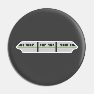 Monorail - Light Green Pin