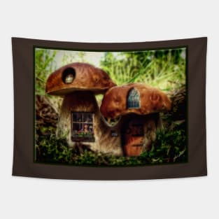 The Mushroom Cottage Tapestry