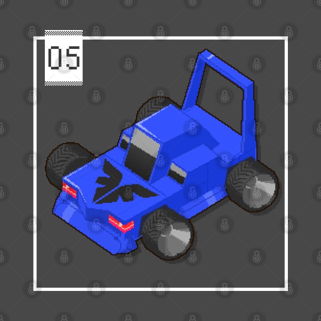 05 - Pixel Cars - Little Blue by Kenox