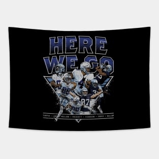 Dak Prescott Dallas Team Here We Go Tapestry