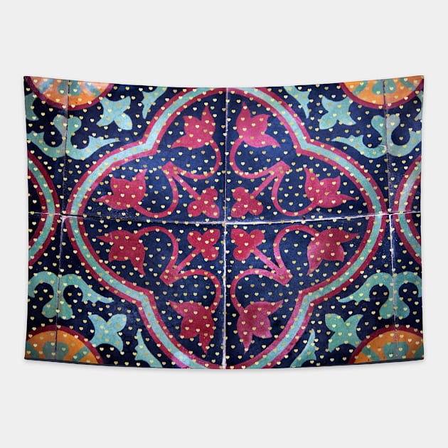 glittery decorative pattern Tapestry by HR-the-Chemist