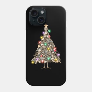 Weihnachtsbaum Skelett Phone Case