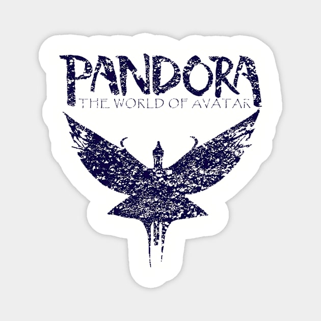 Pandora - The World of Avatar - Navy Magnet by PoppedCultureTees