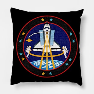 Black Panther Art - NASA Space Badge 136 Pillow